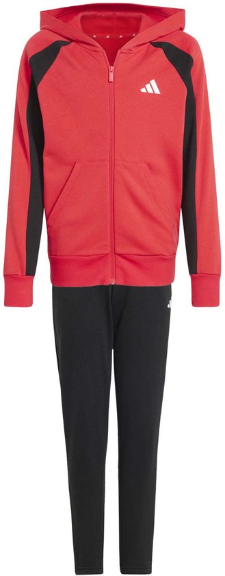 Adidas Seasonal Essentials Colorblock Trainingspak Rood,Zwart 15