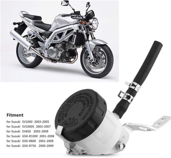 Elerose Universele Remreservoir voor Fluid Fles Motorfiets Hoofdkoppeling Oliebeker
