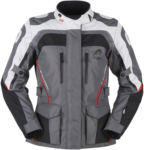 Furygan Apalaches Lady Noir Gris Rouge S Taille Veste bol