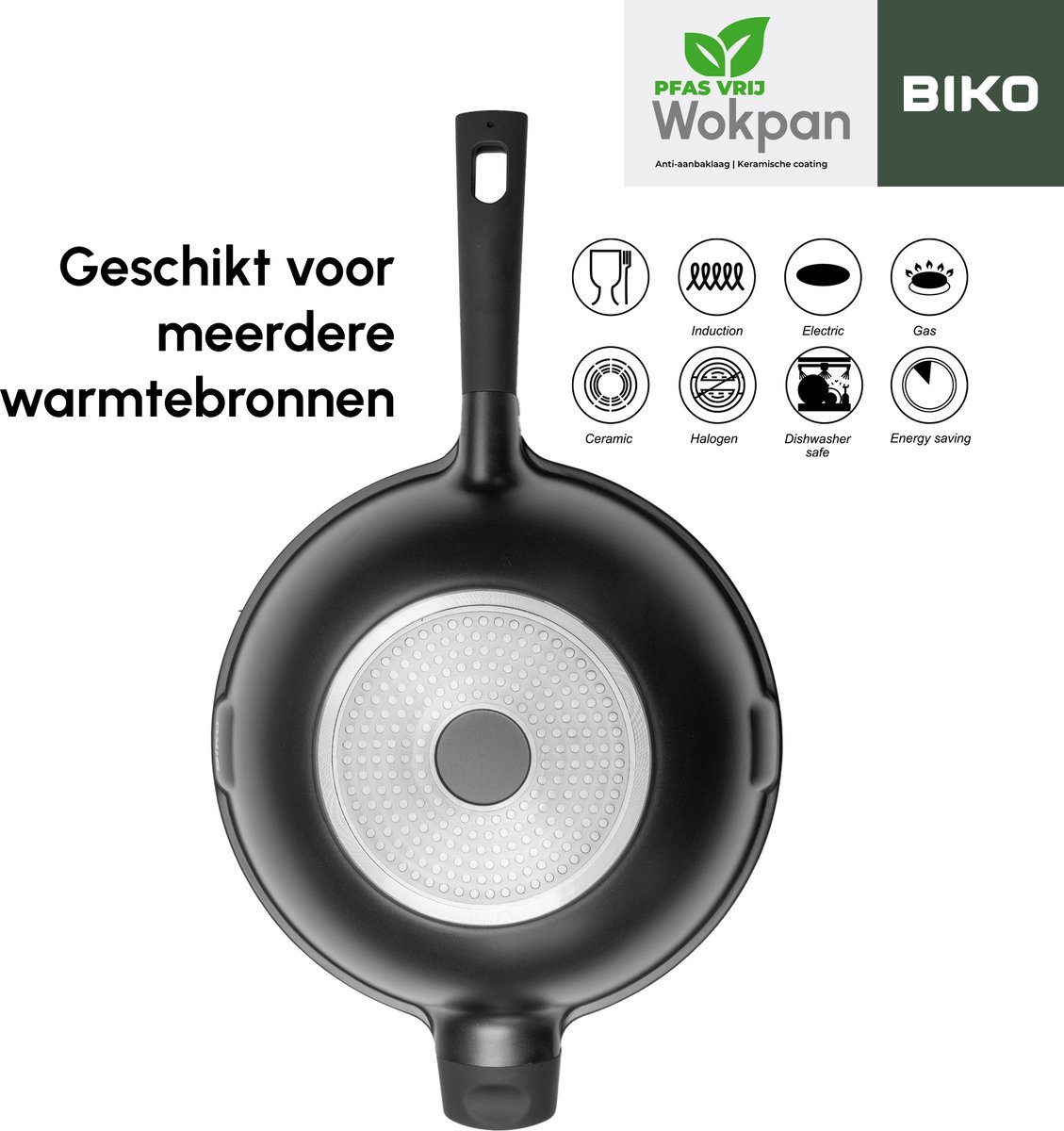 Wokpan Wokpan Inductie 32 cm Wokpan - afbeelding 2