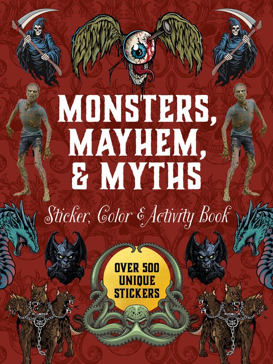 Sticker Activity Deluxe Editions- Monsters, Mayhem, and Myth ... - cover