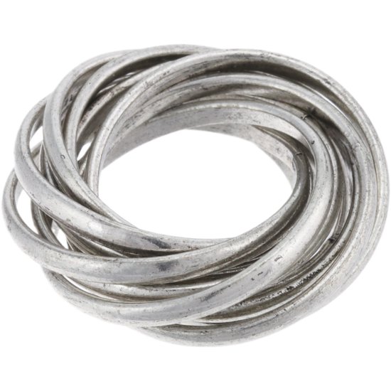 Behave - Ring - Ring argentée brillante | Intemporel et moderne | Sans nickel