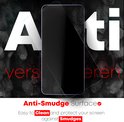 Un protecteur d'écran transparent avec surface anti-taches, avec le texte 'Anti-Smudge Surface'.
