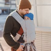 Porte-bébé ergonomique Fidella Fly Tai - Mei Tai - porte-bébé combiné - Chevron - gris clair - pour tout-petits