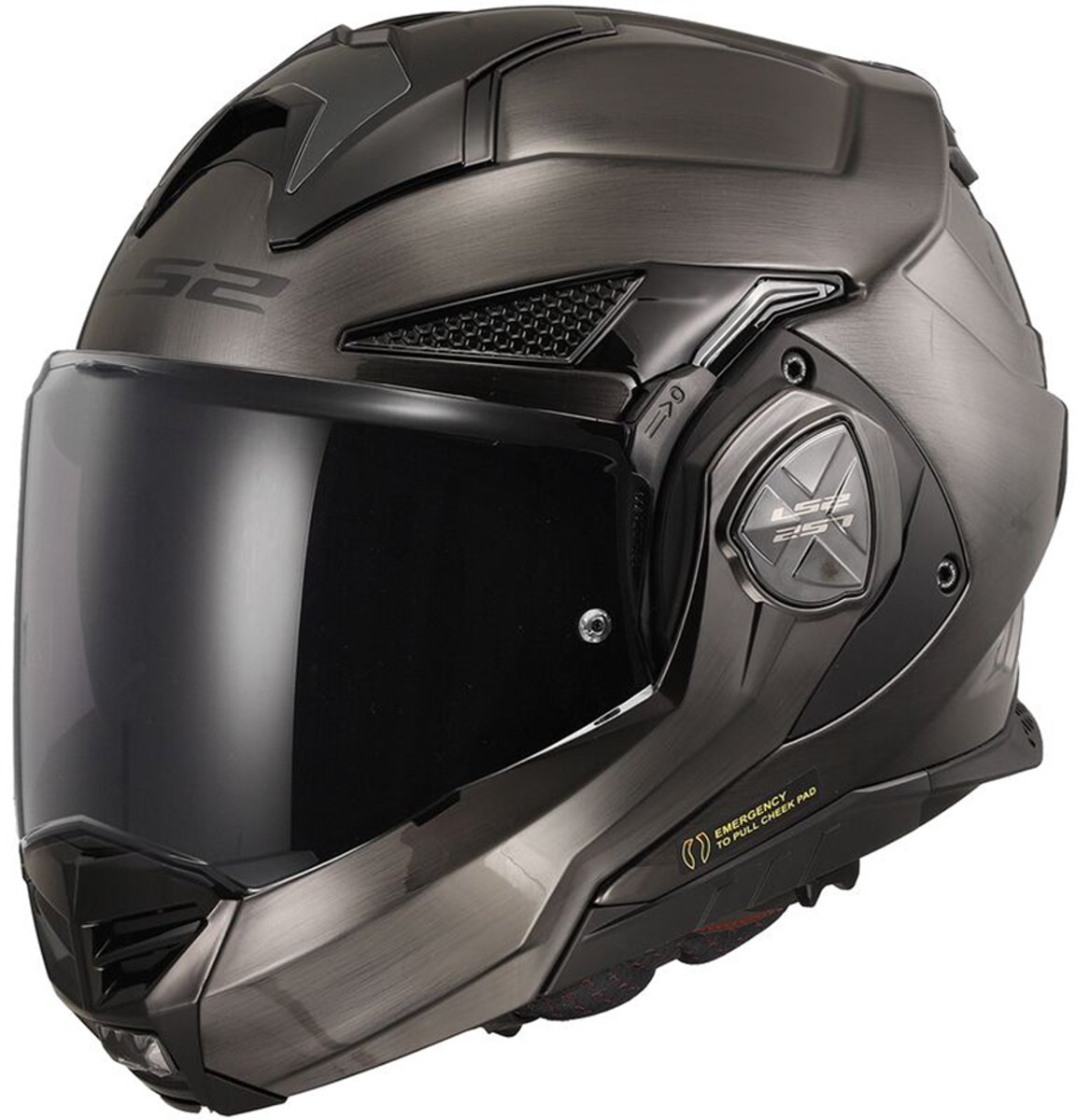 LS2 Helm Advant X Jeans FF901 titanium maat XL
