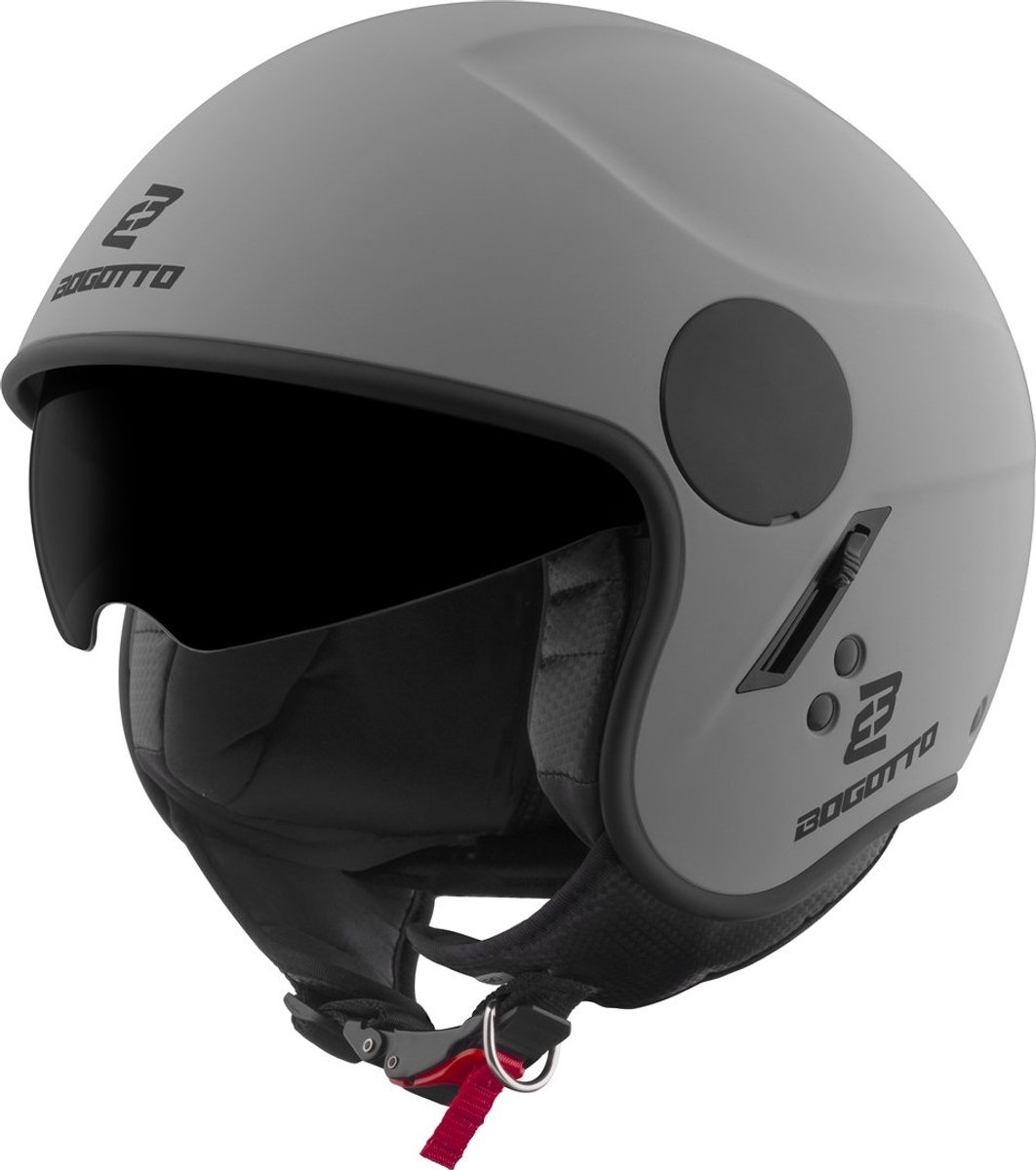 Bogotto H595 SPN Grijs Jethelm - Maat M - Helm