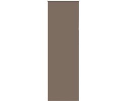 vidaXL - Rolgordijn - verduisterend - koffie - 80x210 - cm - stofbreedte - 75,7 - cm