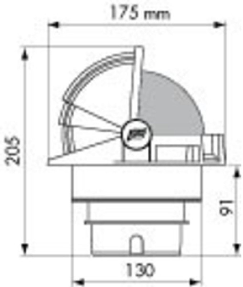 Plastimo Kompas Olympic 135 : inbouwset