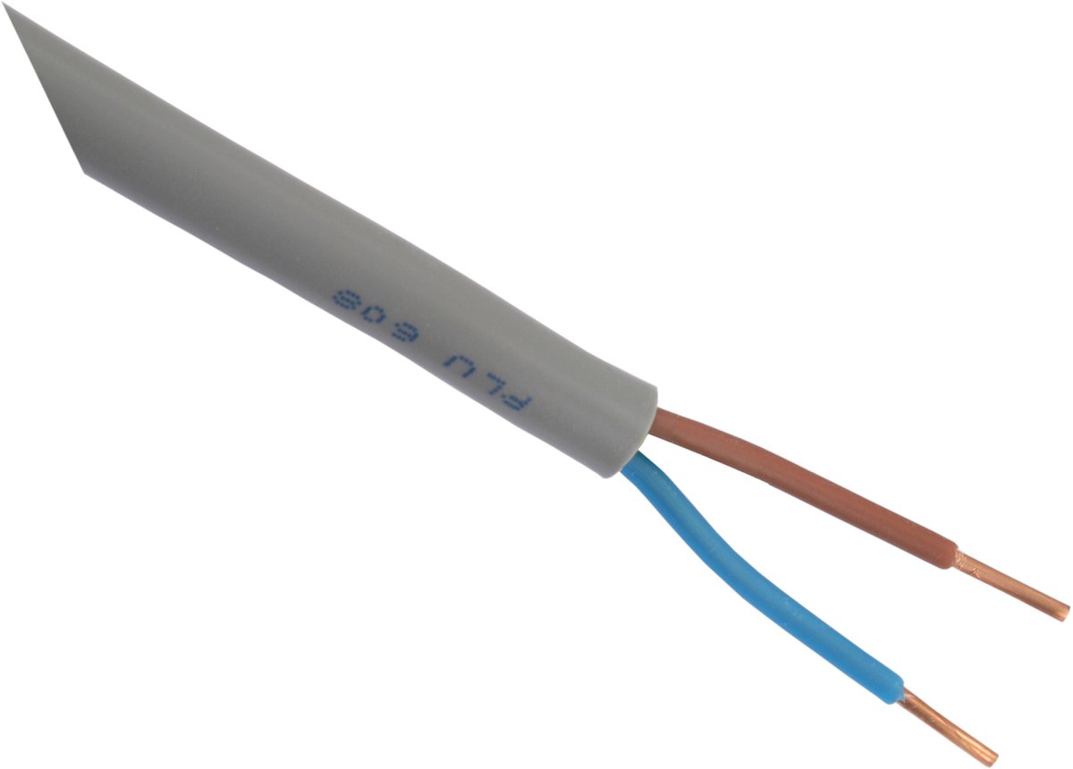 Buitenkabel XMvK - 2 x 1.5 mm² - 20 meter