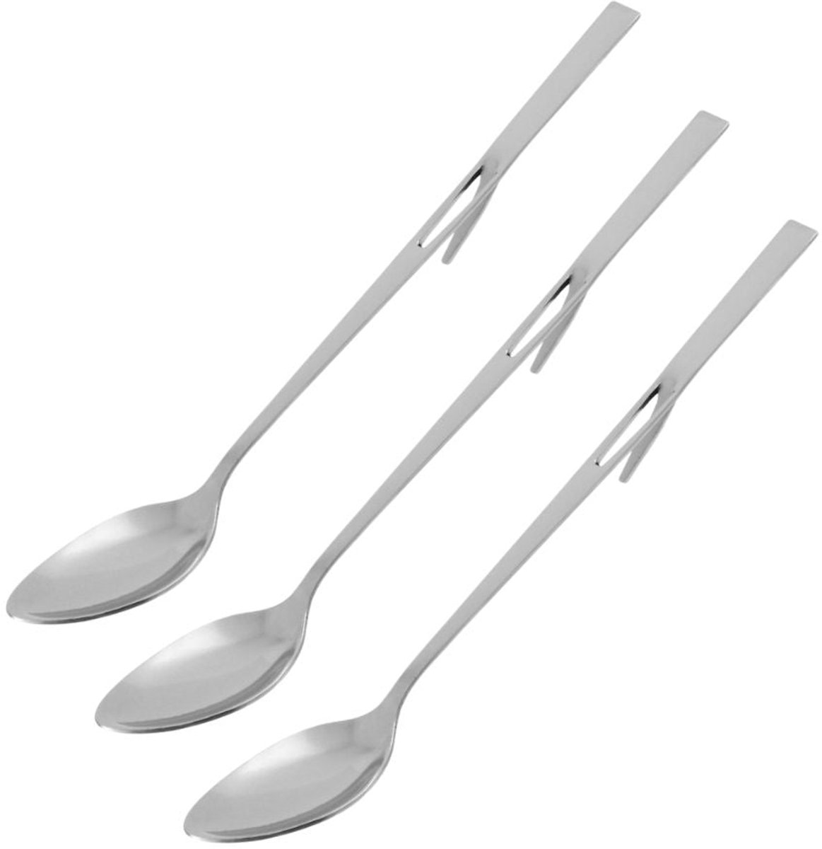Set van 3 jamlepels van roestvrij staal Fackelmann