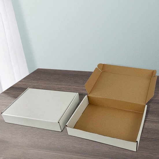 Boîtes d'expédition blanches en gros | Boîtes d'expédition personnalisées en carton ondulé – Richpack - Emballage de bijoux personnalisé | RichPack