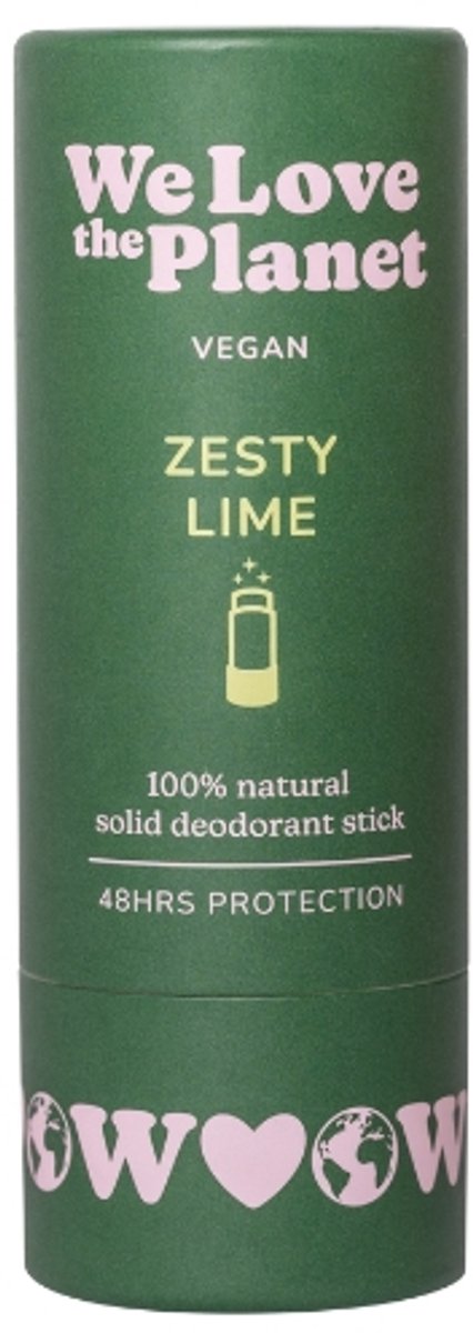 We Love The Planet Zesty Lime Deodorant Stick 40GR