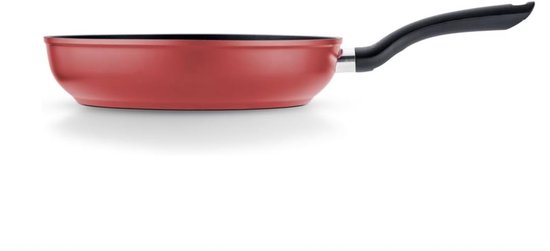 Fissler Cenit Red/braadpan ( 28 cm) gecoate aluminium pannen, anti