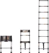 Bol.com Telescopische Ladder 26M - Uitschuifbare & Draagbare Verlengladder - Voor Schilderen & Decoreren - Max. 150KG aanbieding
