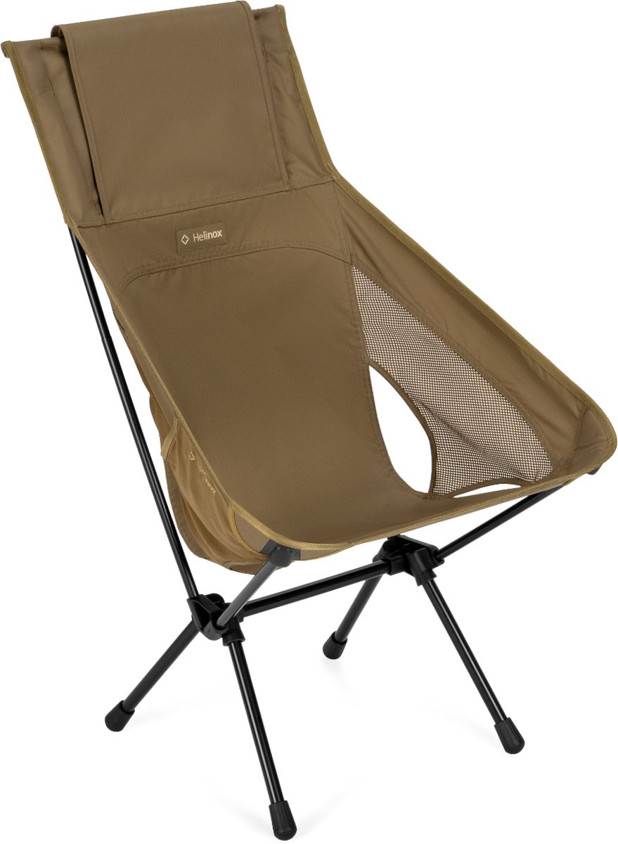Helinox Chair One Highback Kampeerstoel - Camping compact/lichtgewicht stoel opvouwbaar - Khaki