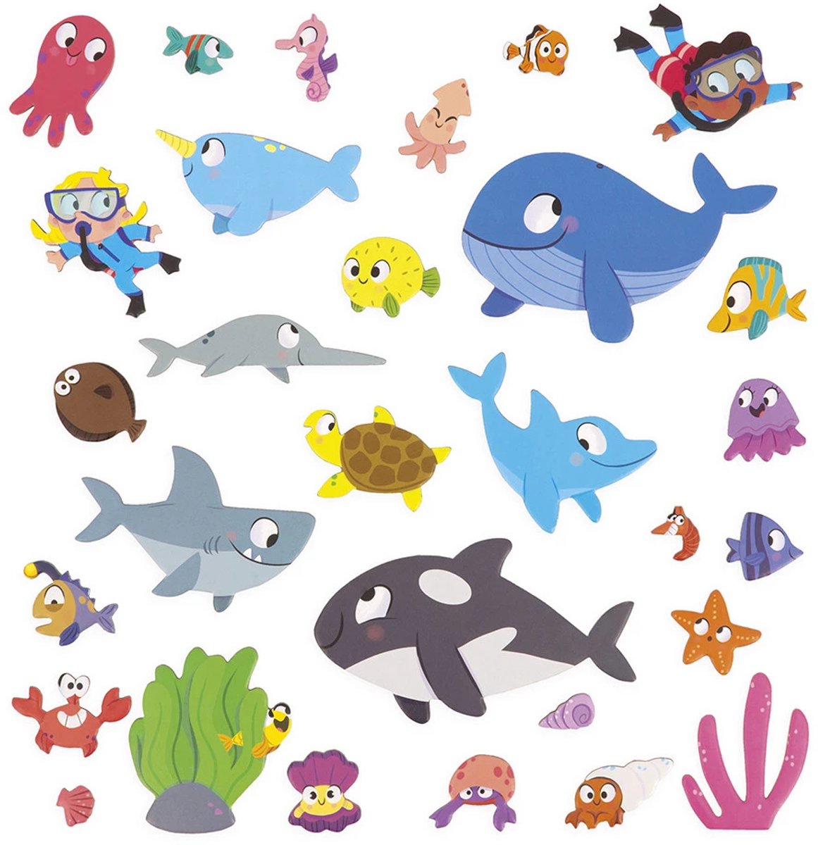 Janod - Magneti Stories - De zeebodem – Educatieve magneetset — afbeelding 10