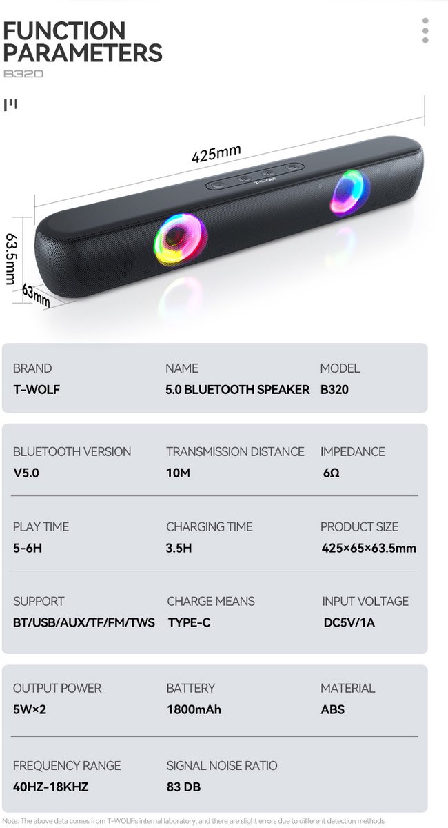 Afbeelding 2 van Soundbar met Draadloze Subwoofer - Luidsprekers - Speakers - Bluetooth 5.0 - Soundbars Voor TV - ingebouwde Subwoofer