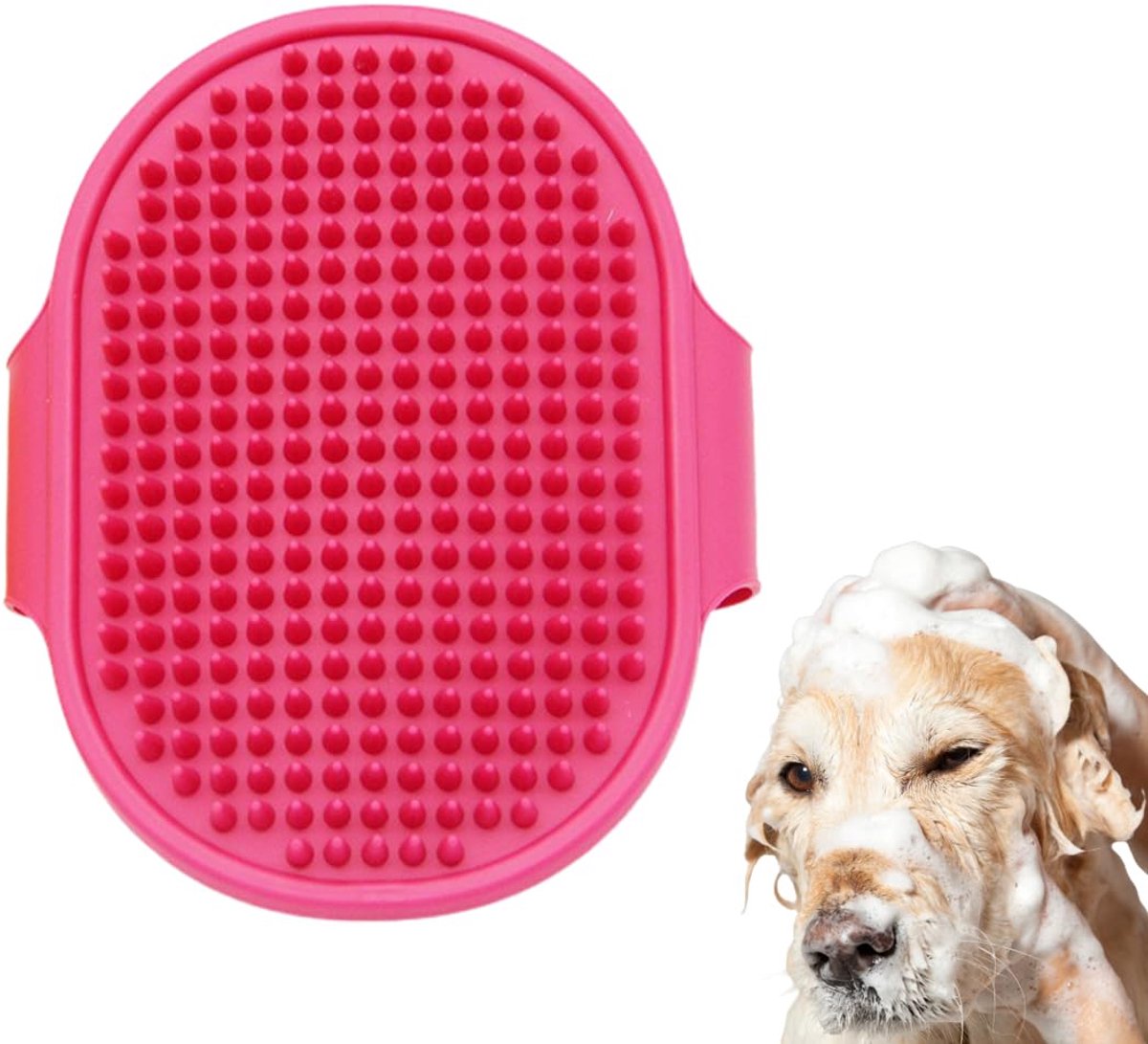 My Ninki ® Innovatieve Huisdierverzorgingsborstel met Verstelbare Handgreep voor Langharige Honden en Katten