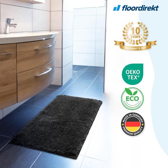 SKY Badmat - Sky Soft - Douchemat - Anti-Slip - Zwart - 50 x 60 cm