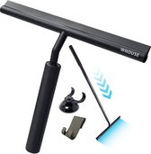 Raclette de douche de Luxe extensible - Raclette douche et sol avec système de suspension 23,5 - 98 cm - Raclette sol salle de bain Manche extensible Zwart - Raclette