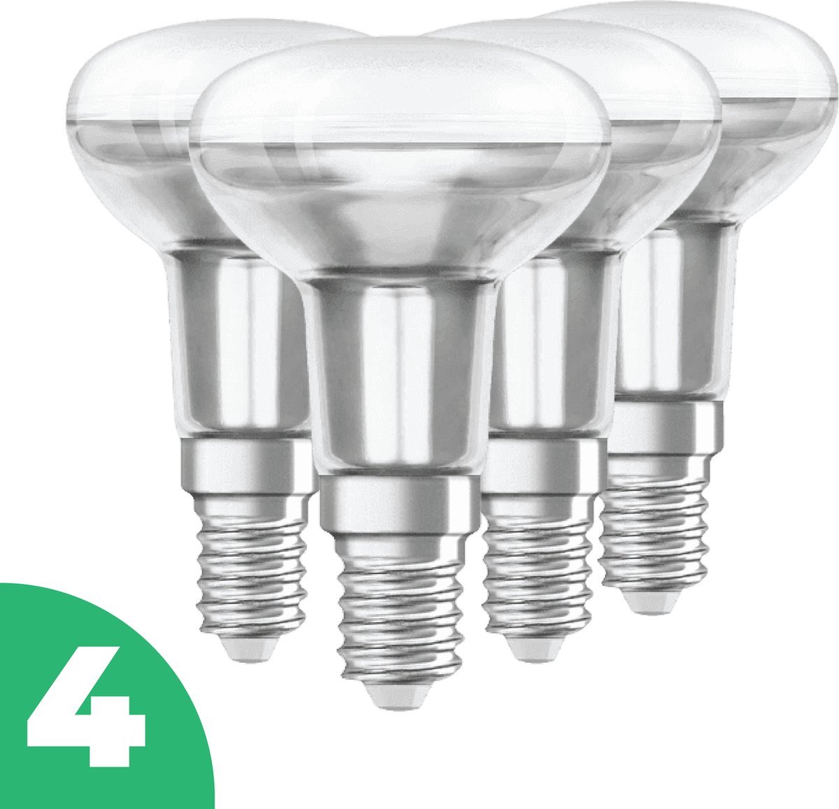 Trixline Reflector R50 Gloeilamp E14 - 40W - Warm Wit Licht - Dimbaar - 4 stuks