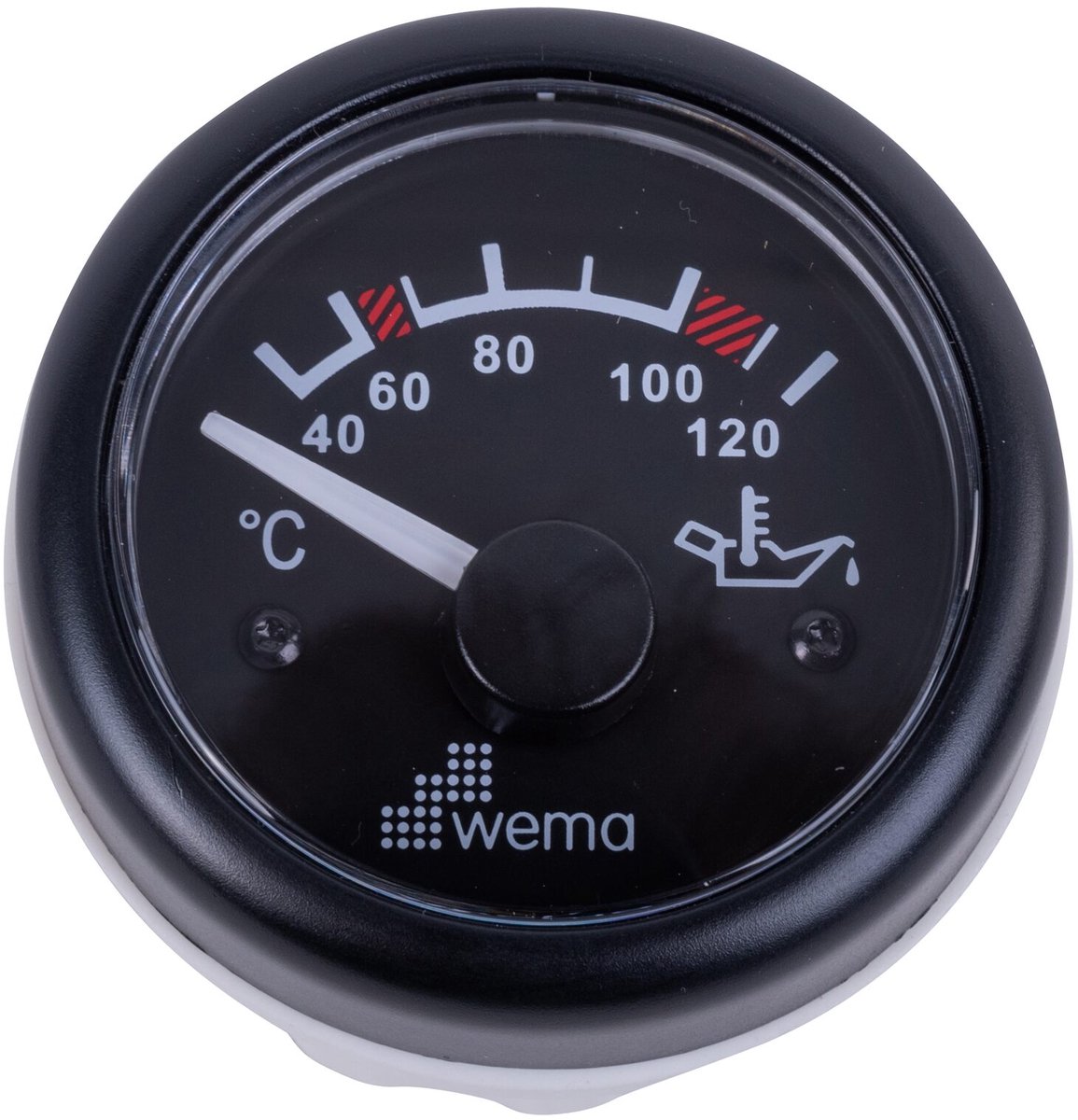 Wema olietemperatuurweergave
