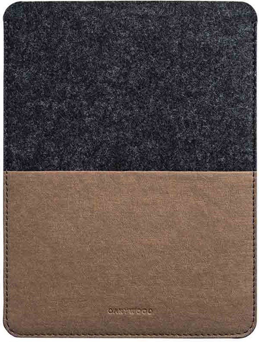 Oakywood iPad Sleeve Wolvilt - Antraciet - Compatible met 10.9" & 11" modellen iPad, iPad Pro en iPad Air