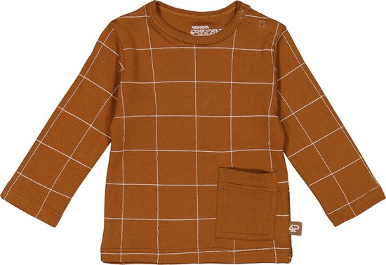 T-shirt nouveau-né 4PRESIDENT - à carreaux - Taille 62 - T-shirts Bébé - Vêtements nouveau-né