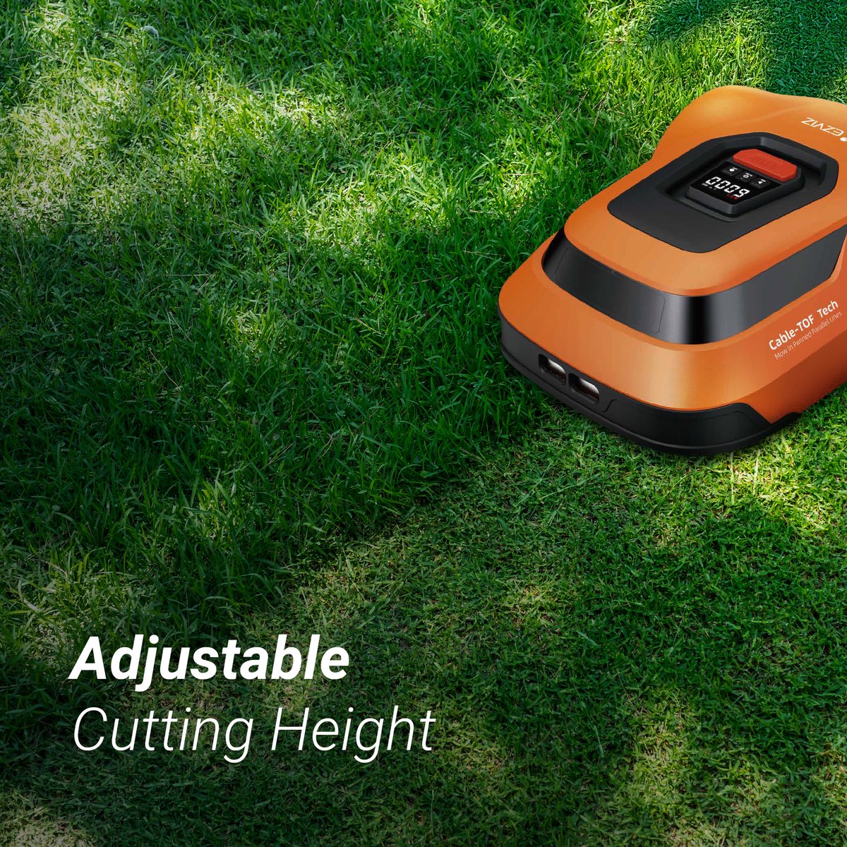 Afbeelding 3 van EZVIZ RM600 Robotmaaier – Slimme Robot Grasmaaier met App – Automatisch en Stil – Geschikt tot 600m² – Weersbestendig – Zelfladend