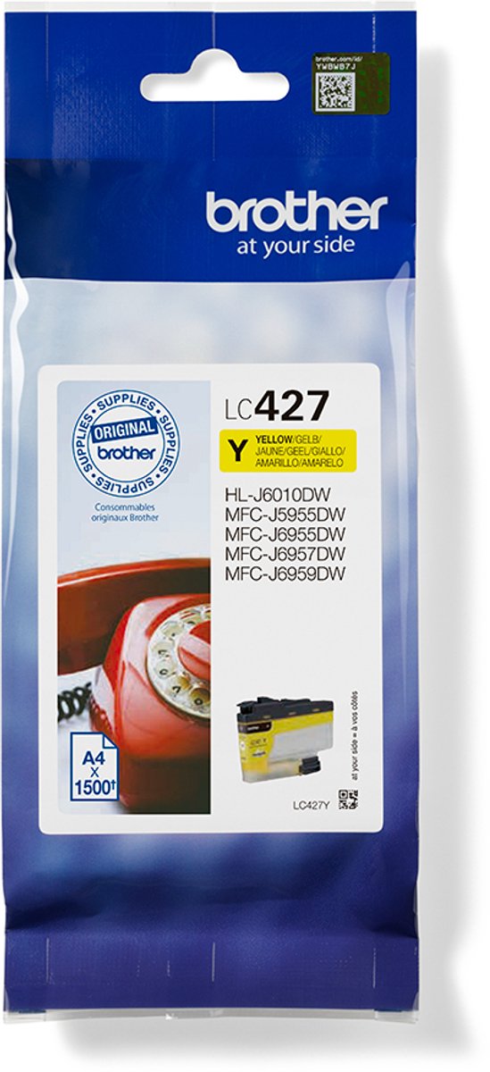 Brother LC-427Y inktcartridge 1 stuk(s) Origineel Geel
