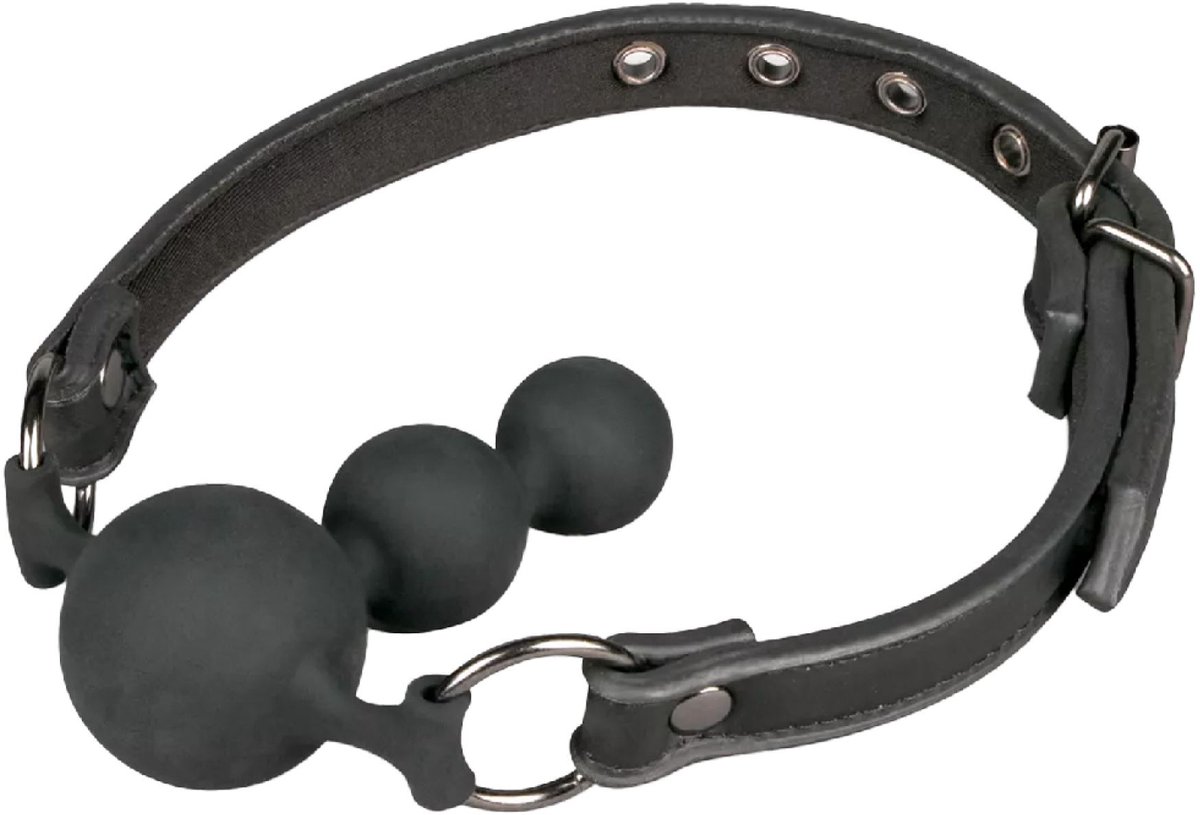 Ball gag - Siliconen - Beads