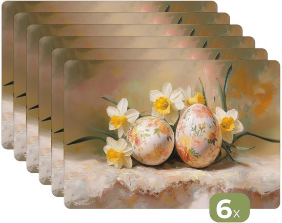 Placemats 6 stuks 45x30 cm Keuken Decoratie Placemats Afwasbaar Anti