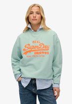 Superdry - Sweat-shirt ample fluo à logo Vintage - Femme - Chandails