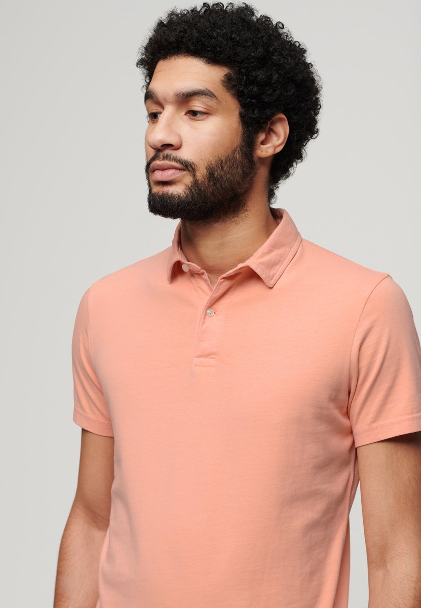 Superdry Studios Jersey Korte Mouw Poloshirt 2XL Man Roze