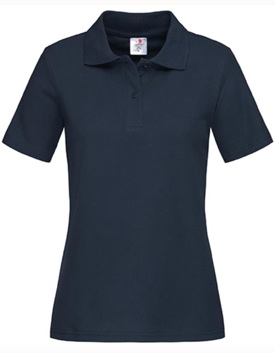Stedman - Dames Polo - Blue Midnight maat XXL