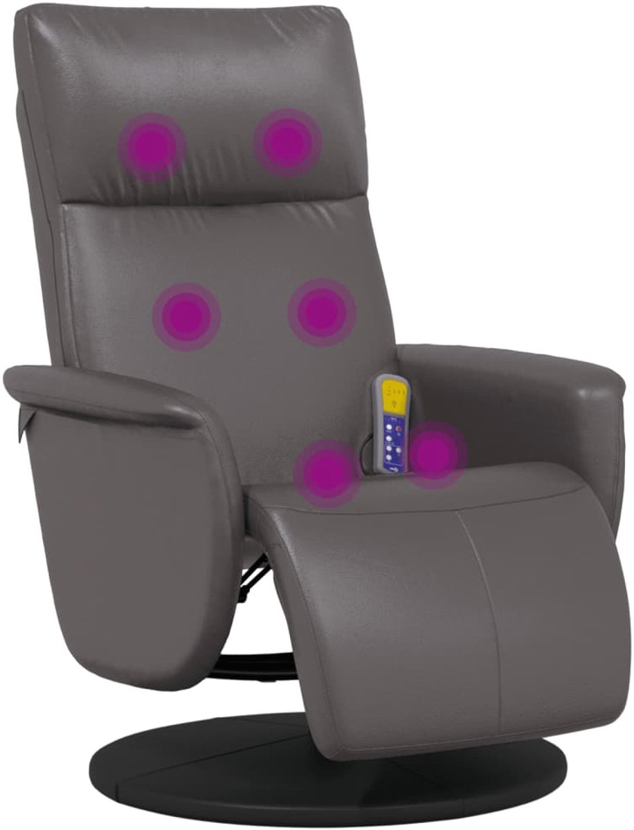 vidaXL Massagestoel Ergonomisch Verstelbaar met Voetensteun - afbeelding 2