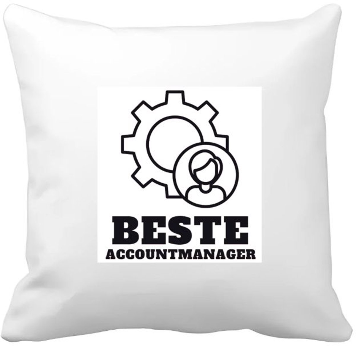 Akyol - beste accountmanager Kussen hoes - Beste accountmanager - collega - welkom - afscheid - 40 bij 40 cm