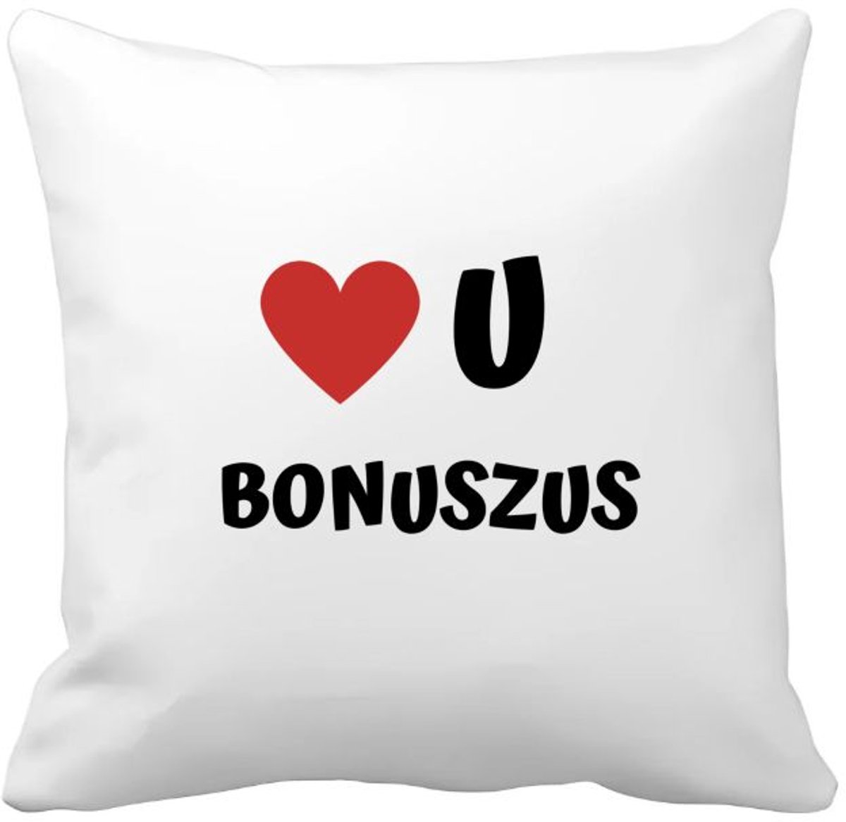 Akyol love u bonuszus Kussen hoes - Zus - de liefste zus - verjaardag - cadeautje voor zus - zus artikelen - kado - geschenk - 40 bij 40 cm Multicolor