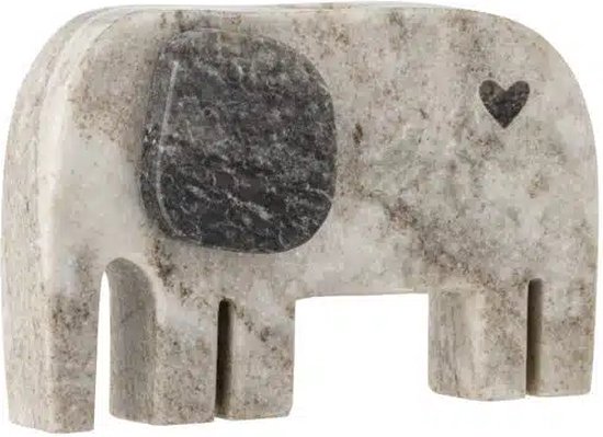 Bloomingville Marmeren Beeld Olifant Camy