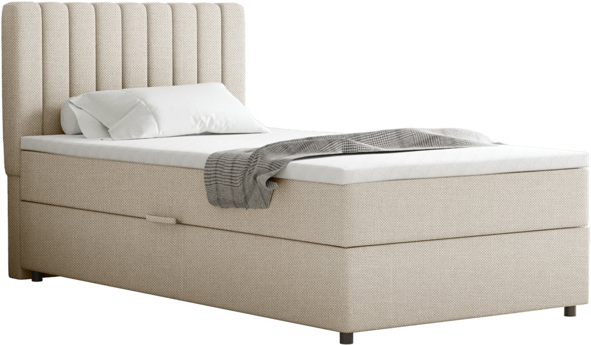 Boxspring Everest 100 x 200 cm tweepersoons met hoogwaardige - Product - €438,89