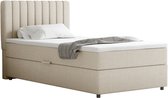 Boxspring Everest 100 x 200 cm tweepersoons met hoogwaardige Bonell-matras en topper