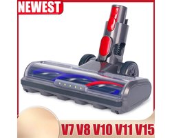 Elektrische Mop Opzetstuk Hoofd Reinigingskop Voor Directe Aandrijving Compatibel Met V7 V8 V10 V11 V15 Stofzuiger Voor Korte Stapel Tapijten En Harde Vloeren