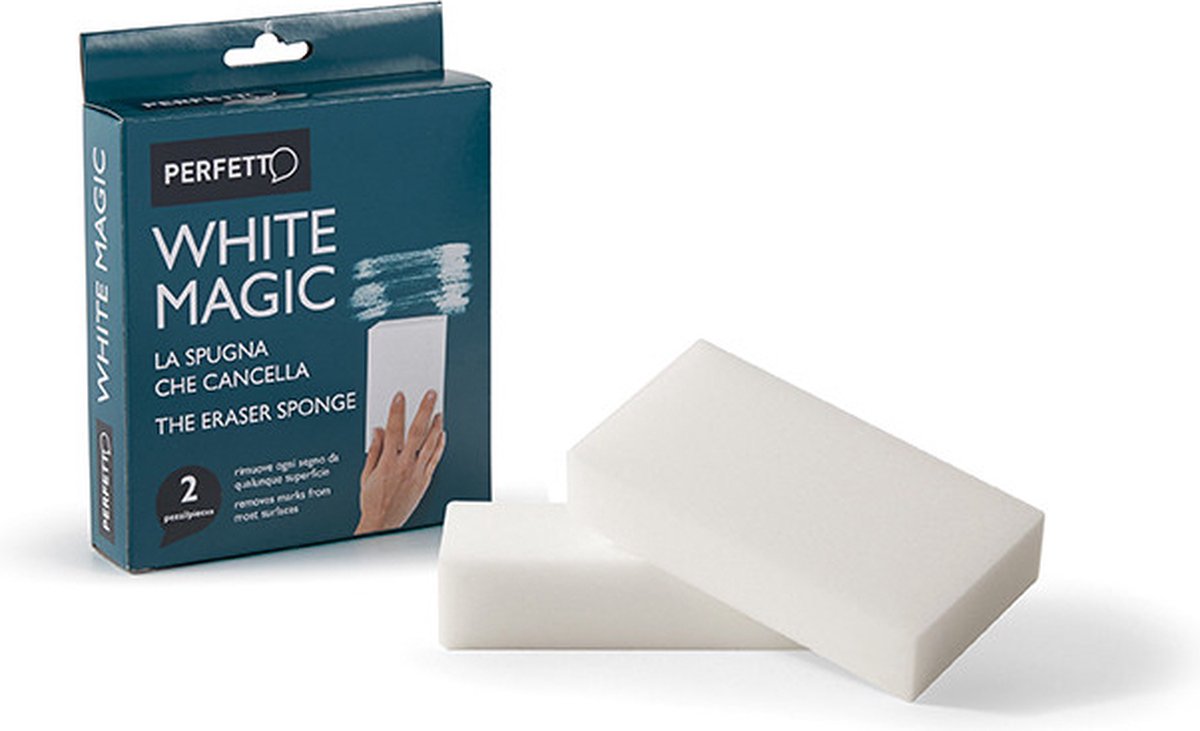 Perfetto 0246E spons Rechthoekig Melamine Wit 2 stuk(s)