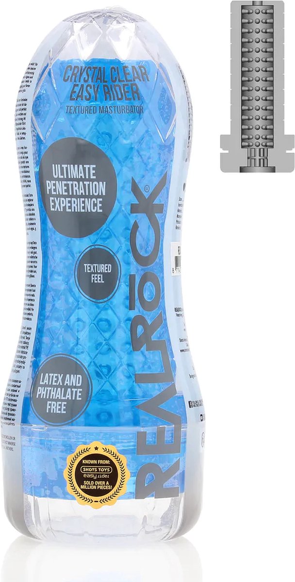 Easy Rider - Textured Masturbator - Blue