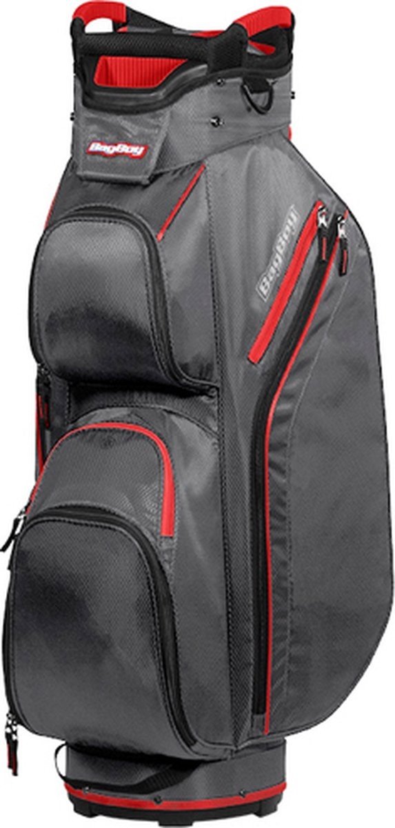 Bagboy Super - Waterwerende Golftas - Cartbag - Grijs Rood