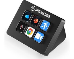 DailySupplies® Multifunctionele Live Gaming Stream Deck - Perfect voor Streaming en Gaming - Handige Sneltoetsen - 6 Toetsen - Zwart