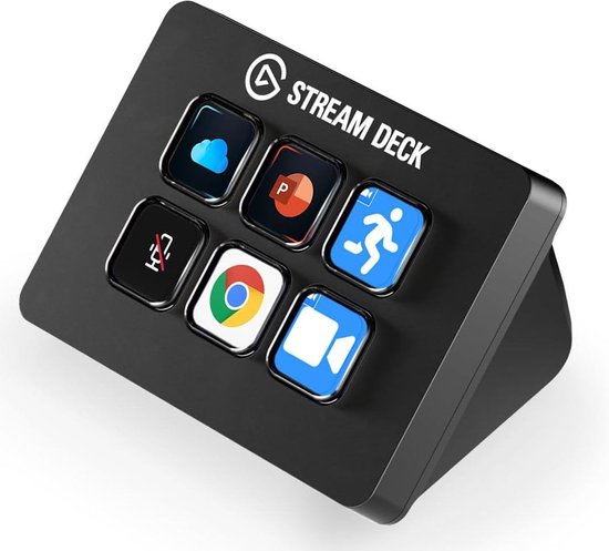 DailySupplies® Multifunctionele Live Gaming Stream Deck - Perfect voor Streaming en Gaming - Handige Sneltoetsen - 6 Toetsen - Zwart