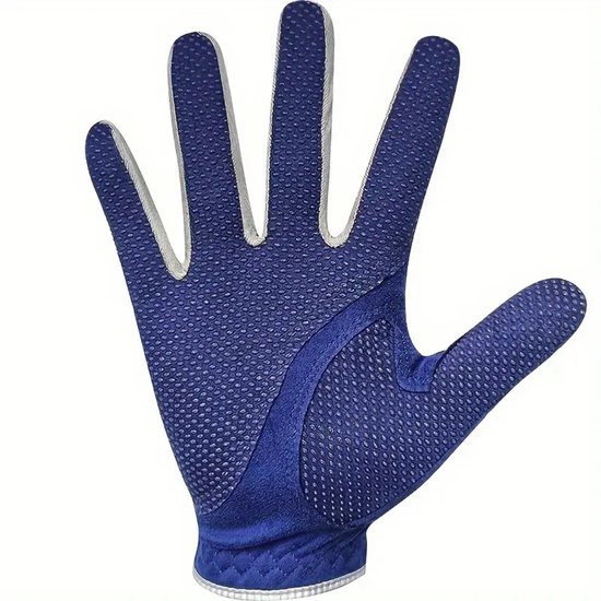 Nivard Golfhandschoenen - Golf Accessoires - Handschoen AntiSlip - Heren - Links - Blauw - Maat XXL van Nivard — afbeelding 2