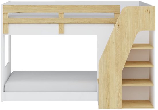 Letto tenda per bambini 190cm pino naturale, base inclusa, Verde