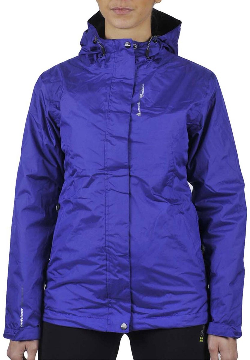 Dubbellaags fleece windjack voor dames Peak Mountain Ajik Blauw